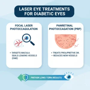 Laser for Diabetic Eyes: Pain, Risks & Success Rates 1 Protect your sight! Learn about laser for diabetic eyes in Dubai—including pain, risks, and success rates. Get the facts before your procedure.