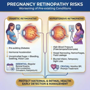 Ensure healthy eyes for you and baby. Explore our essential guide on pregnancy and retinal health for Dubai moms. Recognize symptoms and stay protected.