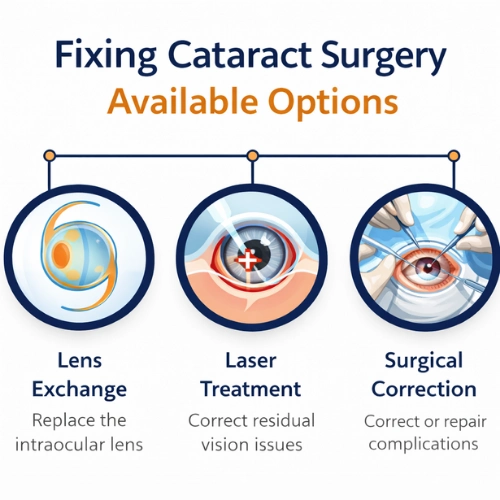 Cataract Surgery Gone Wrong? How to Get It Fixed 2 Experiencing vision issues after cataract surgery? Don't panic. Discover common complications, warning signs, and the expert medical solutions to fix them.