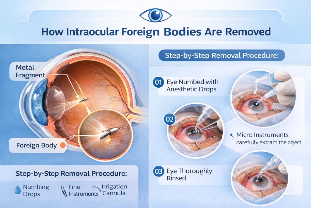 How Intraocular Foreign Bodies Are Removed 