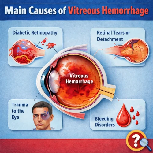 Learn about vitreous hemorrhage – its causes, symptoms, risks, and latest advanced treatments. Get expert guidance for effective solutions and clearer vision.