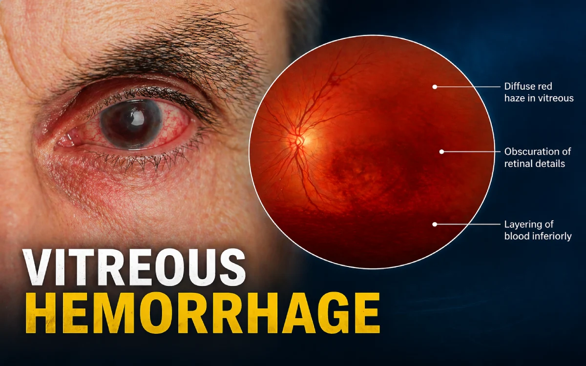 Understand vitreous hemorrhage: causes, symptoms, risks & cutting-edge treatments. Expert insights on modern options to help you regain clear, healthy vision.