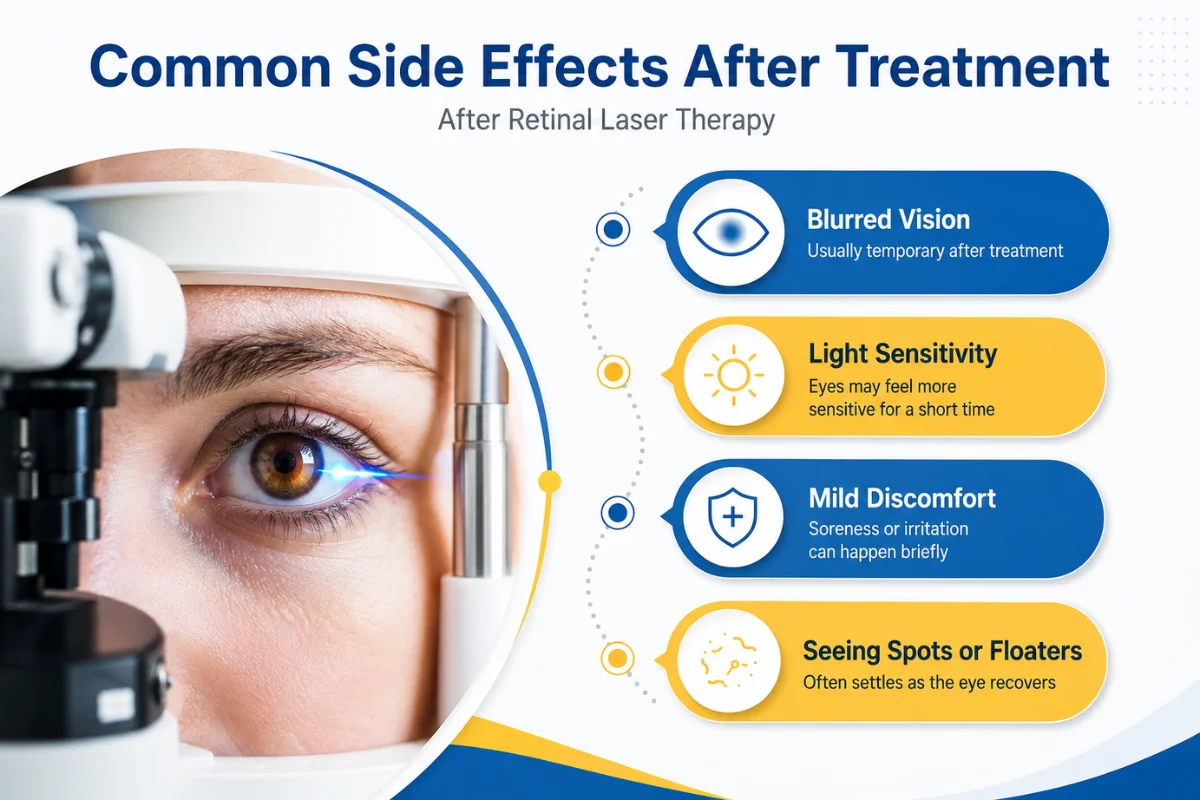 Common Side Effects After retinal laser therapy Treatment