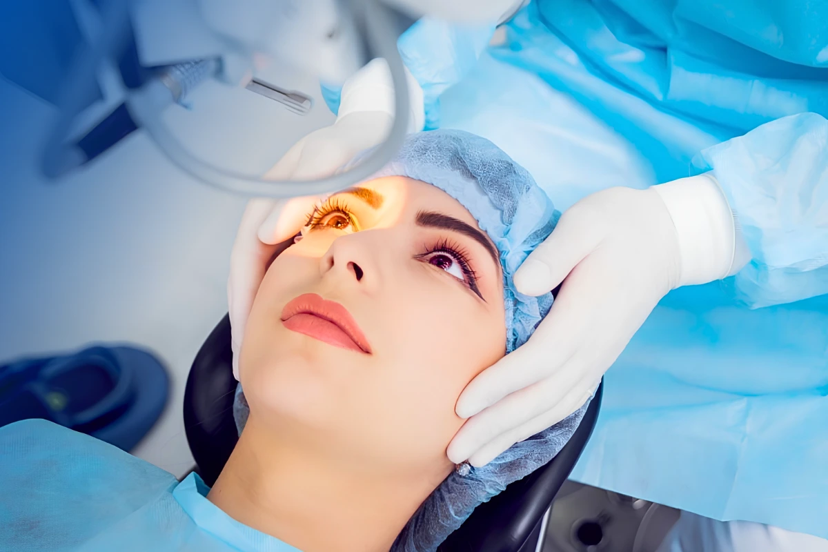 Refractive cataract surgery performed by an ophthalmologist