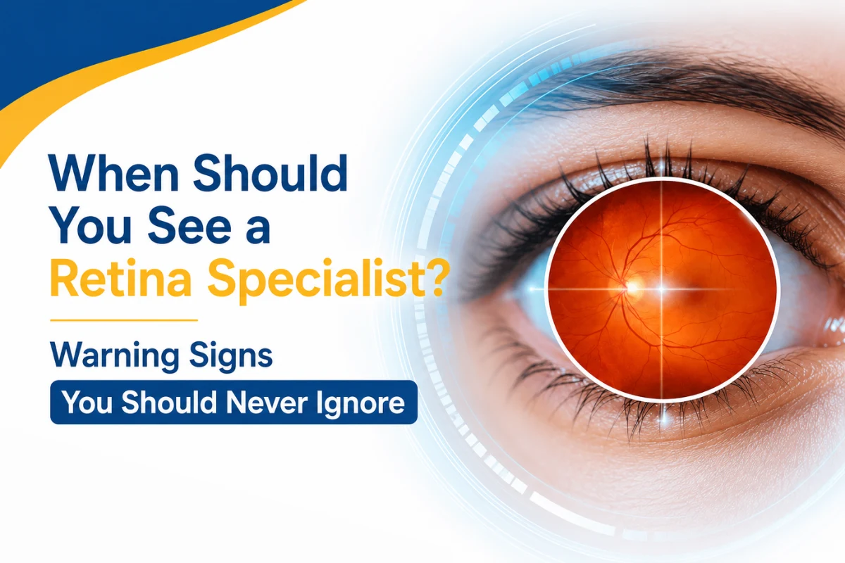 When should you see a retina specialist warning signs of retinal problems